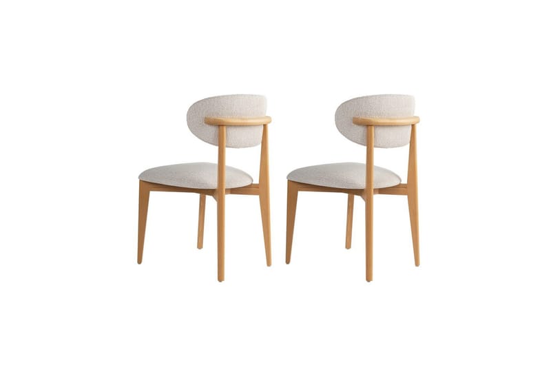 Matstol Sanroman Classic Vit / Ljus Ek - Vit / Ljus Ek - Möbler - Matplats - Matstol & köksstol