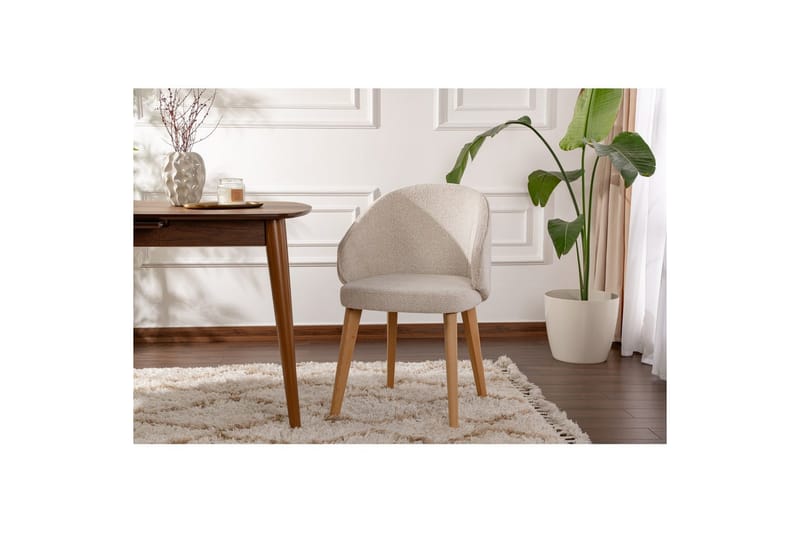 Matstol Sanroman Classic Vit / Ljus Ek - Vit / Ljus Ek - Möbler - Matplats - Matstol & köksstol