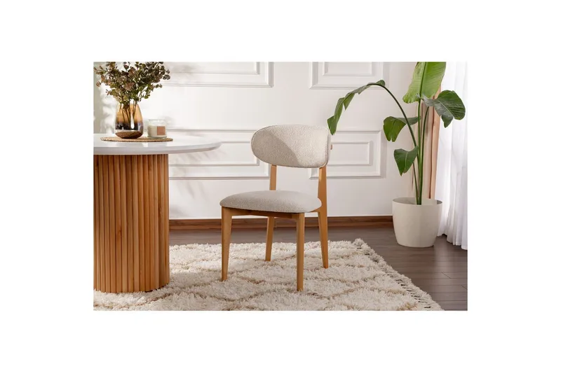 Matstol Sanroman Classic Vit / Ljus Ek - Vit / Ljus Ek - Möbler - Matplats - Matstol & köksstol