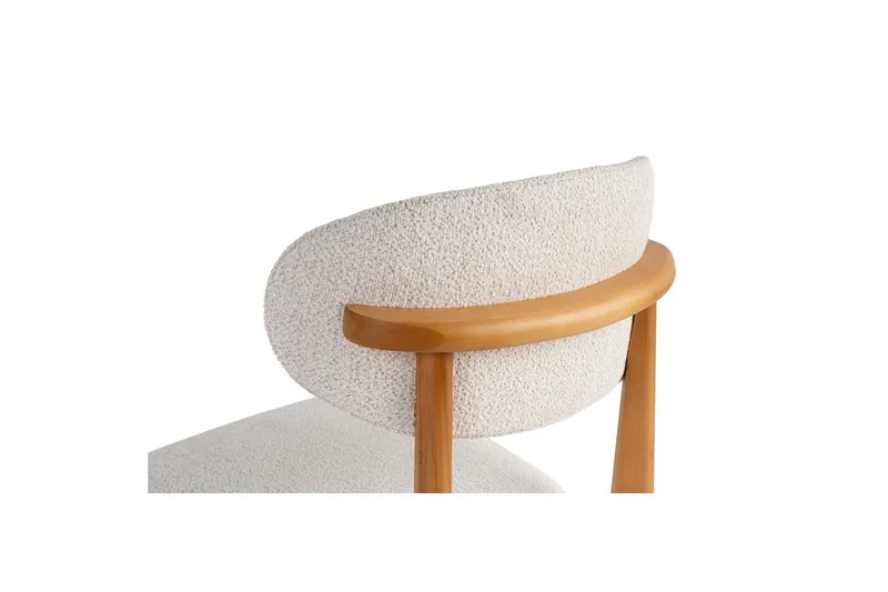 Matstol Sanroman Classic Vit / Mörk Ek - Vit / Mörk Ek - Möbler - Matplats - Matstol & köksstol