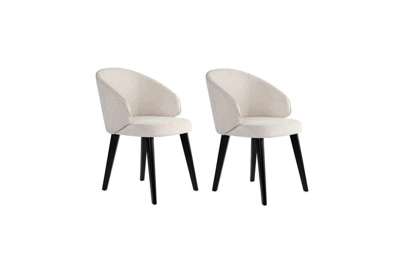 Matstol Sanroman Classic Vit / Svart, Vit / Svart