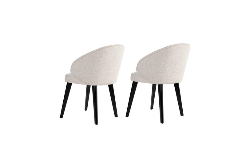 Matstol Sanroman Classic Vit / Svart - Vit / Svart - Möbler - Matplats - Matstol & köksstol