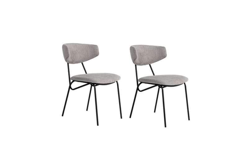 Matstol Sanroman Grå / Svart - Grå / Svart - Möbler - Matplats - Matstol & köksstol