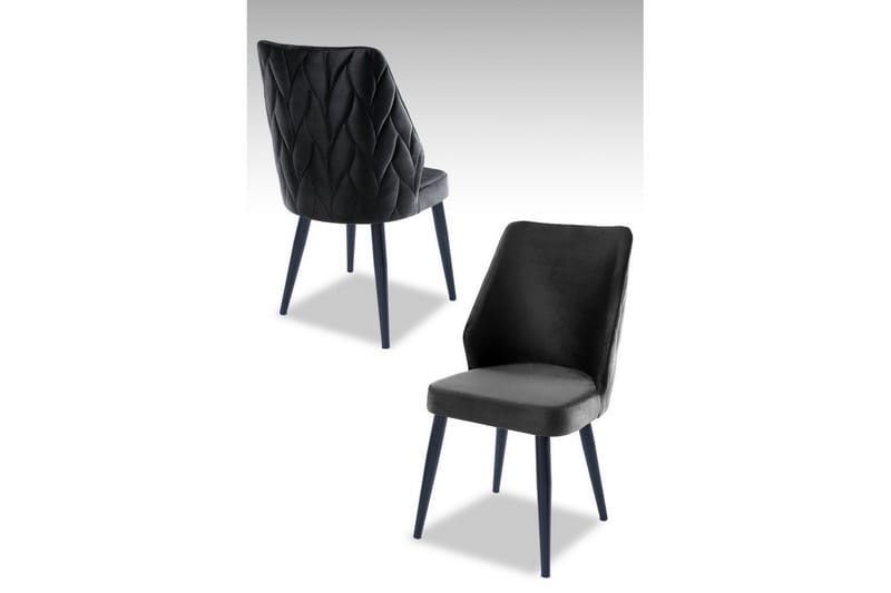 Matstol Stifen Antracit / Svart - Antracit / Svart - Möbler - Matplats - Matstol & köksstol