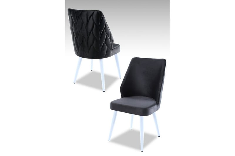 Matstol Stifen Antracit / Vit - Antracit / Vit - Möbler - Matplats - Matstol & köksstol