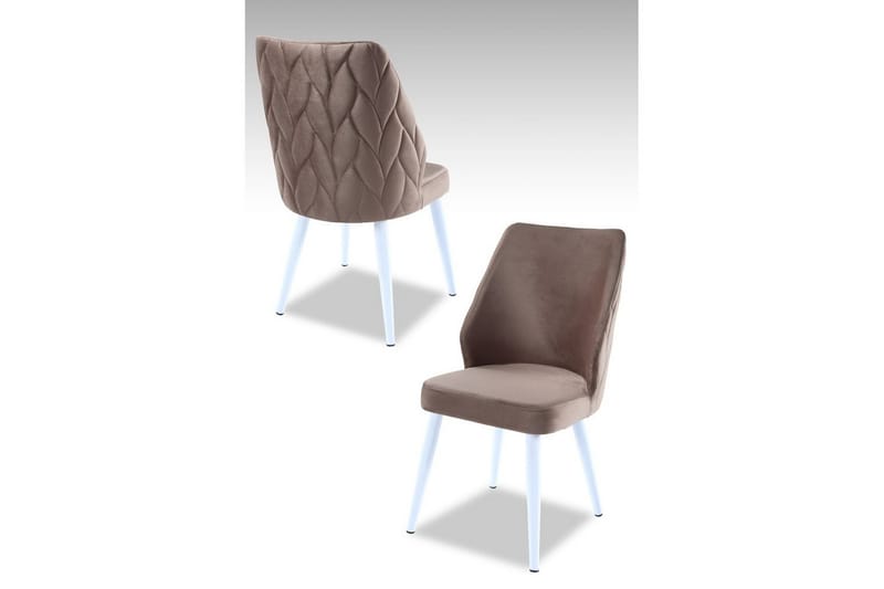 Matstol Stifen Cappuccino / vit - Cappuccino / vit - Möbler - Matplats - Matstol & köksstol