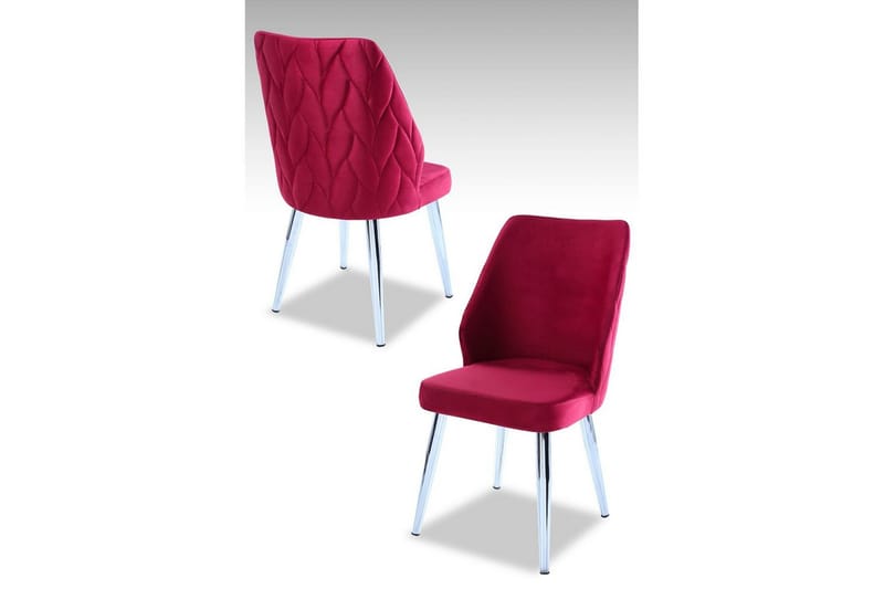 Matstol Stifen Claret Red / krom - Claret Red / krom - Möbler - Matplats - Matstol & köksstol