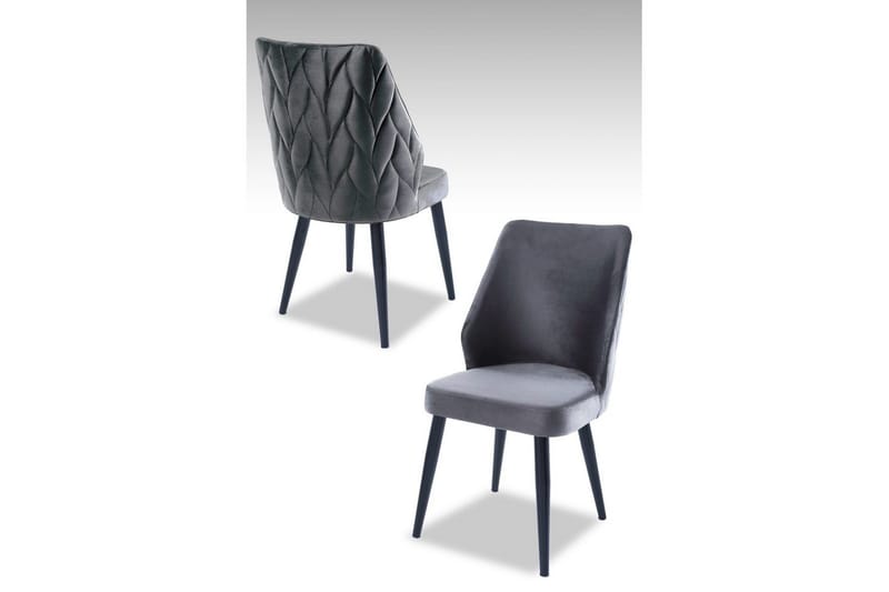 Matstol Stifen Grå / Svart - Grå / Svart - Möbler - Matplats - Matstol & köksstol