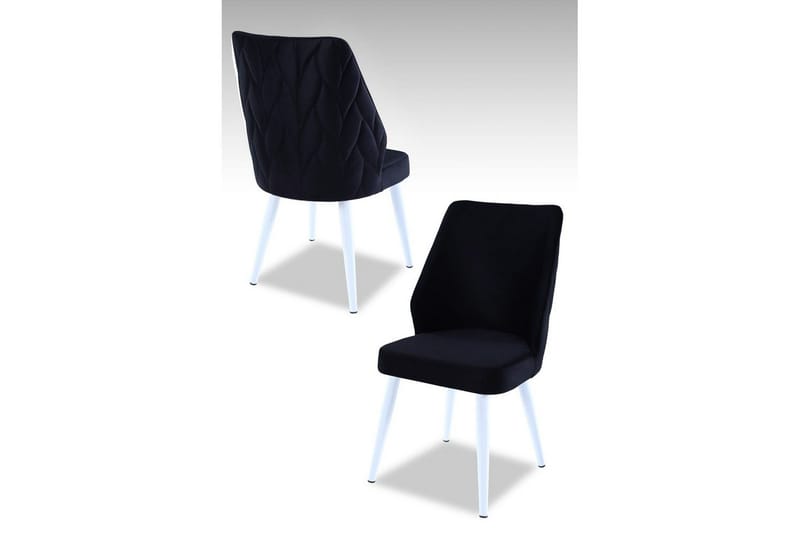 Matstol Stifen Svart / Vit, Svart / Vit