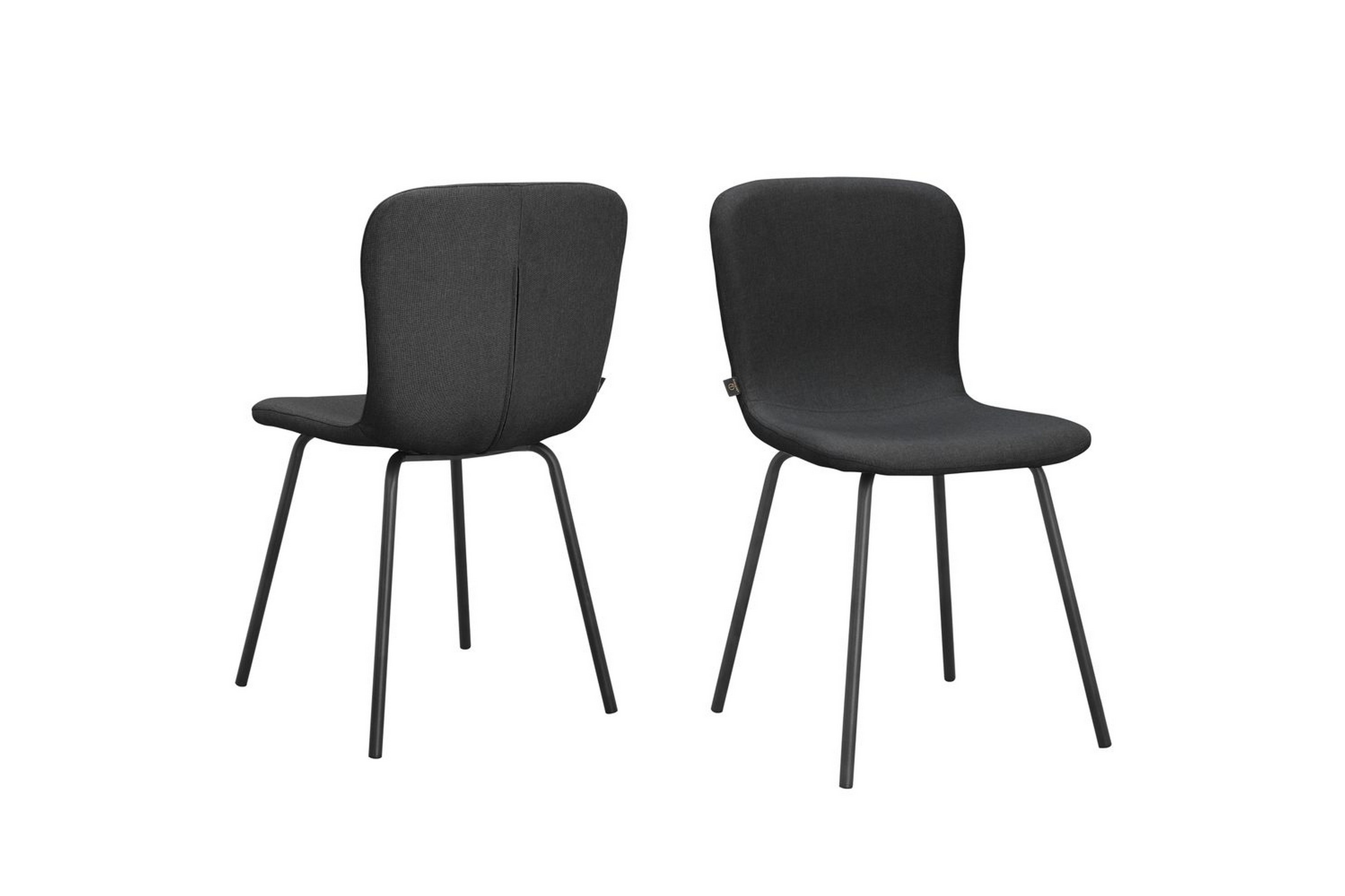 matstol ulmar set med 2 antracit - antracit