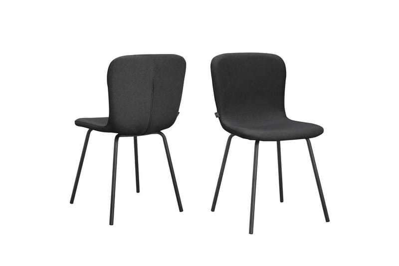 Matstol Ulmar Set med 2 Antracit - Antracit - Möbler - Matplats - Matstol & köksstol