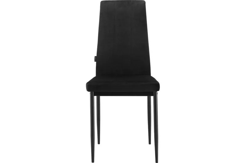 Matstol utan armstöd Loft24 Matstol Kelly Svart, Sammet Svart - Möbler - Matplats - Matstol & köksstol