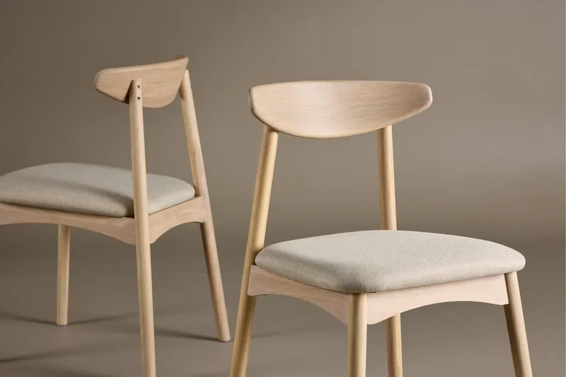 Matstol utan armstöd VIND Ven Dining Chair Whitewash - Möbler - Matplats - Matstol & köksstol