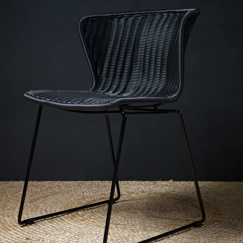 Matstol Wings 2-pack Utomhus - Svart - Möbler - Matplats - Matstol & köksstol