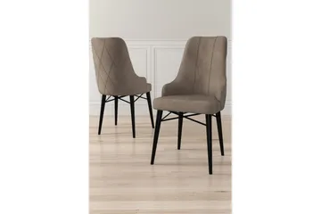 Matstol Puntoz Cappuccino / svart - Cappuccino / svart - Möbler - Matplats - Matstol & köksstol