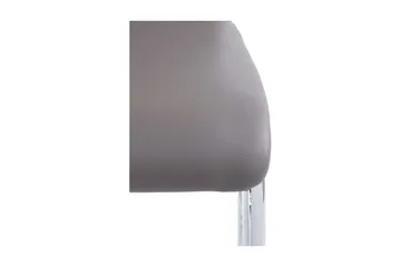 Aleia Matstol Konstläder 2-pack - Grå/Silver - Möbler - Matplats - Matstol & köksstol
