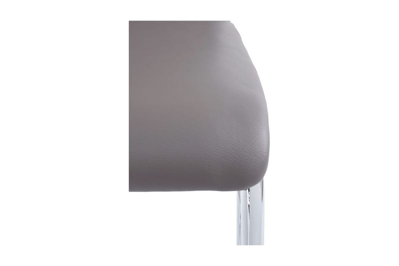 Aleia Matstol Konstläder 2-pack - Grå/Silver - Möbler - Matplats - Matstol & köksstol