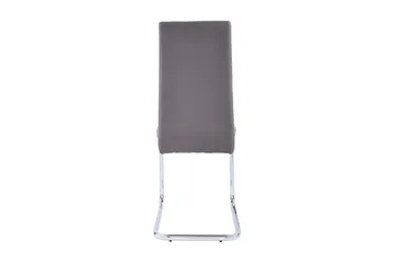 Aleia Matstol Konstläder 2-pack - Grå/Silver - Möbler - Matplats - Matstol & köksstol