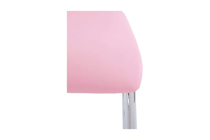 Aleia Matstol Konstläder 4-pack - Rosa/Krom - Möbler - Matplats - Matstol & köksstol