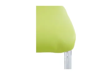 Aleia Matstol Konstläder 4-pack - Grön/silver - Möbler - Matplats - Matstol & köksstol