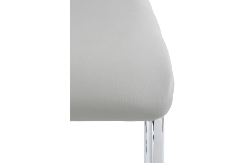 Aleia Matstol Konstläder 4-pack - Ljusgrå/Krom - Möbler - Matplats - Matstol & köksstol