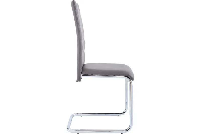 Aleia Matstol Konstläder 4-pack - Grå - Möbler - Matplats - Matstol & köksstol