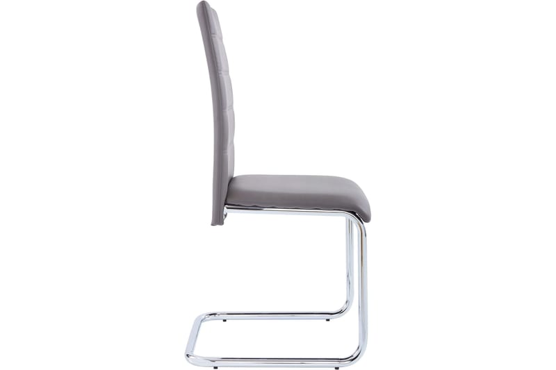 Aleia Matstol Konstläder 4-pack - Grå - Möbler - Matplats - Matstol & köksstol