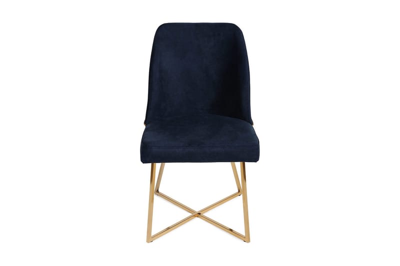 Alsacia Matstol - Guld/Mörkblå - Möbler - Matplats - Matstol & köksstol