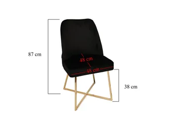 Alsacia Matstol - Svart/Guld - Möbler - Matplats - Matstol & köksstol