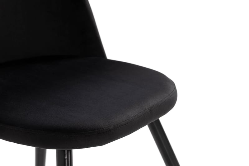 ALTEA Stol Sammet Svart - Möbler - Matplats - Matstol & köksstol