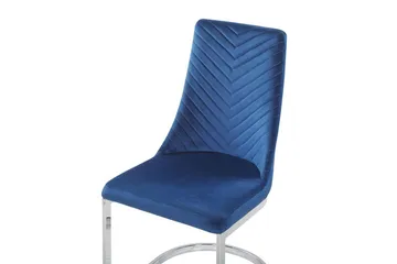 Altoona Matstol 2-pack - Sammet/Marinblå - Möbler - Matplats - Matstol & köksstol