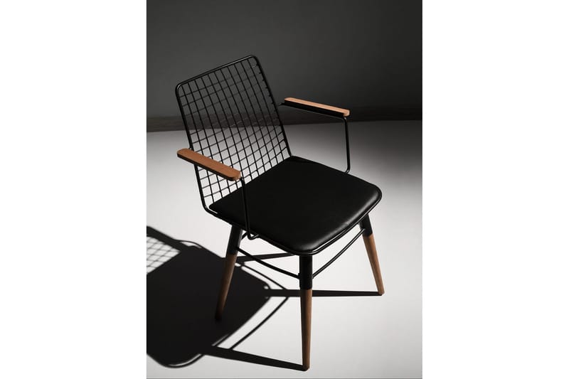 Amerbach Matstol - Svart/Valnöt - Möbler - Matplats - Matstol & köksstol