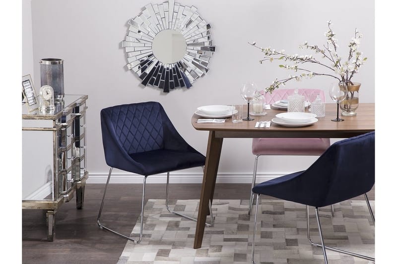 Arcata Stol Set Om 2 St - Blå - Möbler - Matplats - Matstol & köksstol