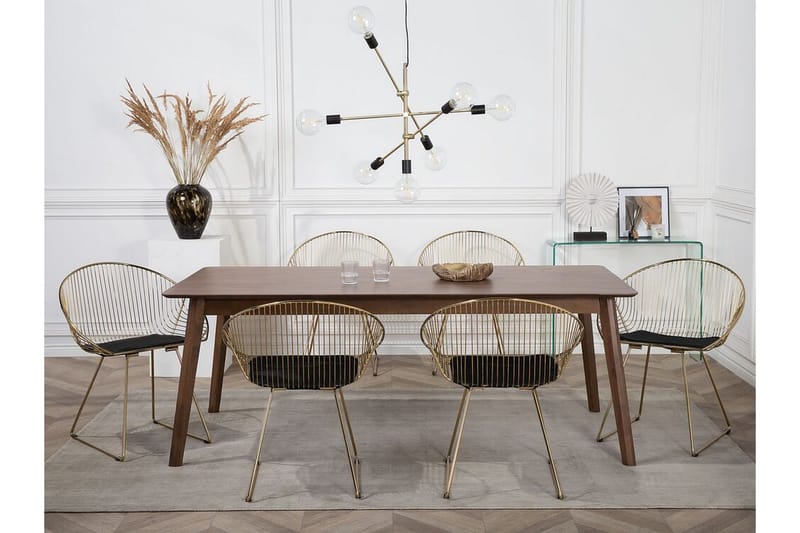 Aurora Stol Set Om 2 St - Guld - Möbler - Matplats - Matstol & köksstol