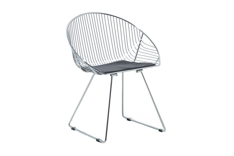 Aurora Stol Set Om 2 St, Silver