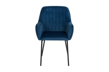 Axson Stol 2-Pack Sammet - Blå - Möbler - Matplats - Matstol & köksstol