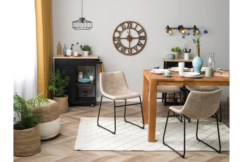 Batavia Stol Set Om 2 St - Beige - Möbler - Matplats - Matstol & köksstol