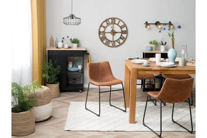 Batavia Stol Set Om 2 St - Brun - Möbler - Matplats - Matstol & köksstol
