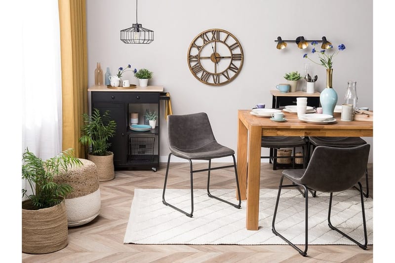 Batavia Stol Set Om 2 St - Grå - Möbler - Matplats - Matstol & köksstol
