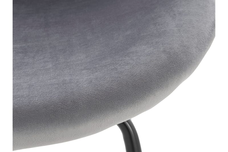 Bearvalley Matstol - Sammet/Grå/Svart - Möbler - Matplats - Matstol & köksstol
