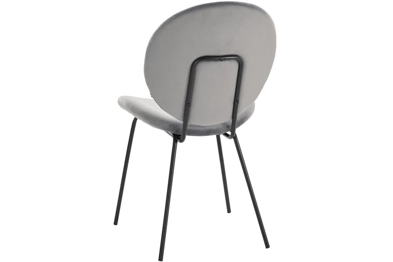 Bearvalley Matstol - Sammet/Grå/Svart - Möbler - Matplats - Matstol & köksstol