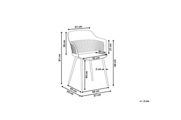 Bereca Matstol 2-pack - Vit - Möbler - Matplats - Matstol & köksstol