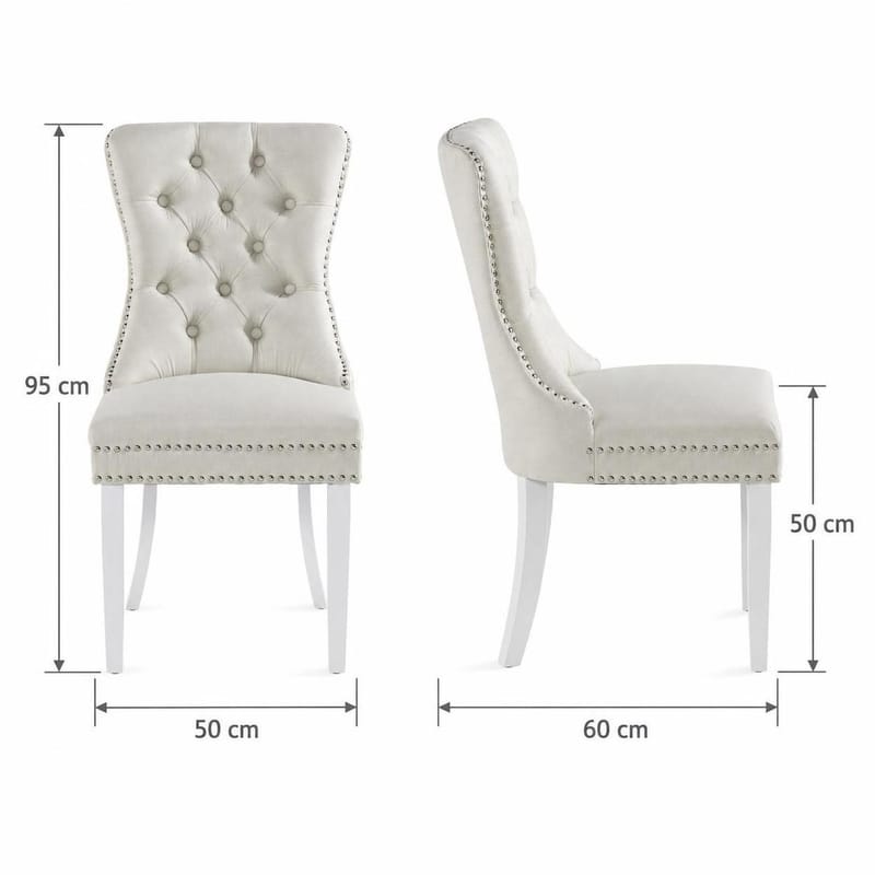 Bergviken Beige Matstol - Vit/Trä - Möbler - Matplats - Matstol & köksstol
