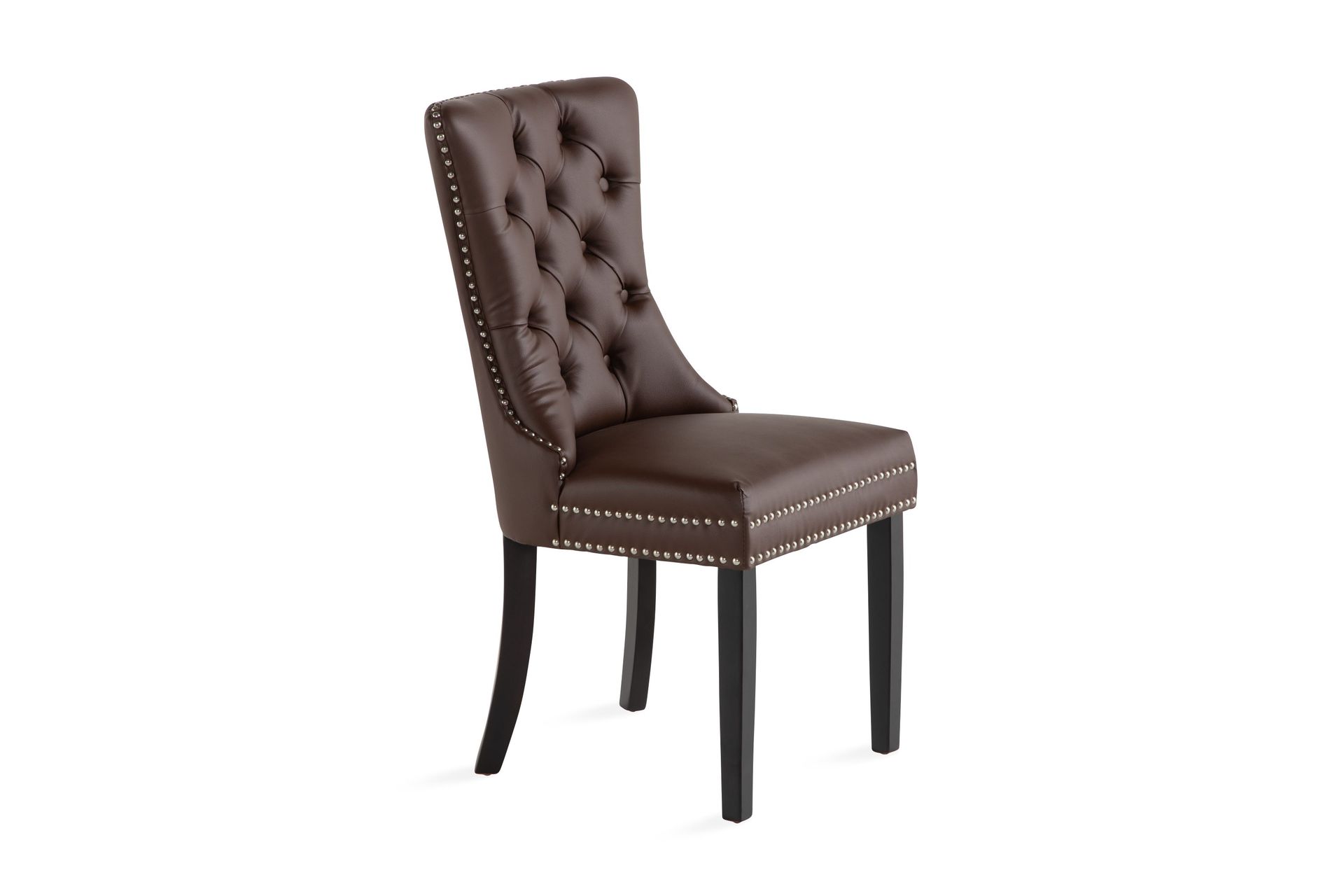 Bergviken Matstol Konstl&auml;der - Brun / Tr&auml;