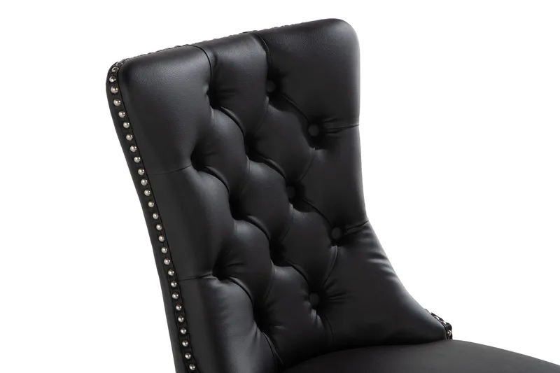 Bergviken Matstol Konstläder - Svart / Trä - Möbler - Matplats - Matstol & köksstol