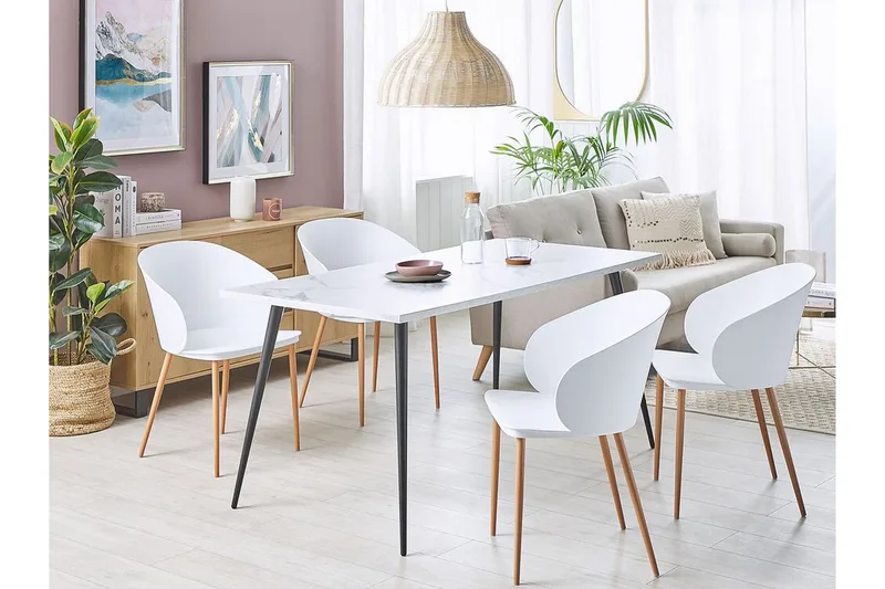 Blaykee Matstol 2-pack - Vit - Möbler - Matplats - Matstol & köksstol