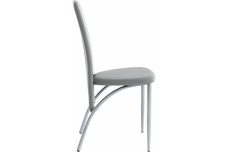 BOWES Matstol Konstläder Grå - Möbler - Matplats - Matstol & köksstol