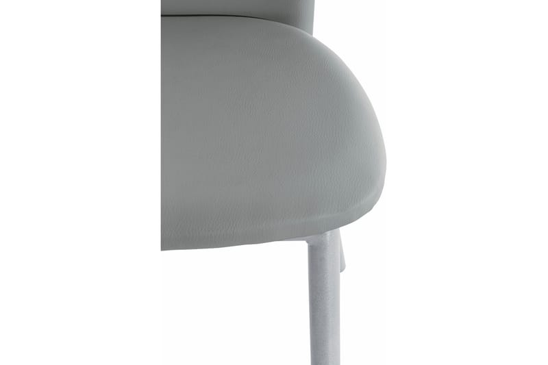 BOWES Matstol Konstläder Grå - Möbler - Matplats - Matstol & köksstol