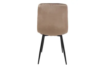 Brie Stol Beige Sammet - Möbler - Matplats - Matstol & köksstol