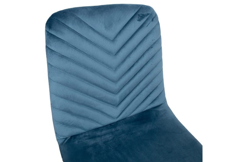 Brie Stol Blå Sammet - Möbler - Matplats - Matstol & köksstol